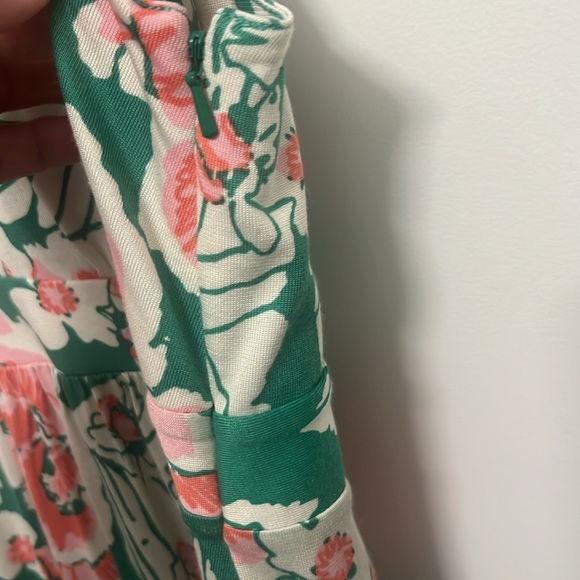 Lilly Pulitzer Cotton Silk Knit Short Sleeveless Dress Pink Green Size Medium - Picture 8 of 10